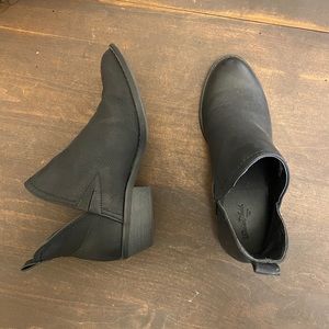 Black slip on shoes